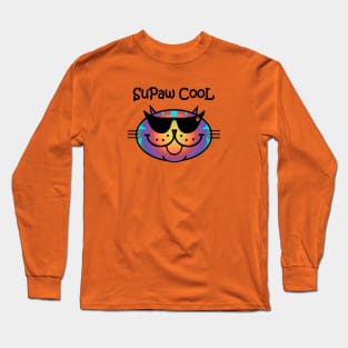 SuPaw CooL - rainbow tabby Long Sleeve T-Shirt